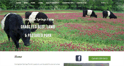 Desktop Screenshot of livingstonspringsfarm.com